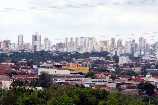 Vista real de Bauru, São Paulo